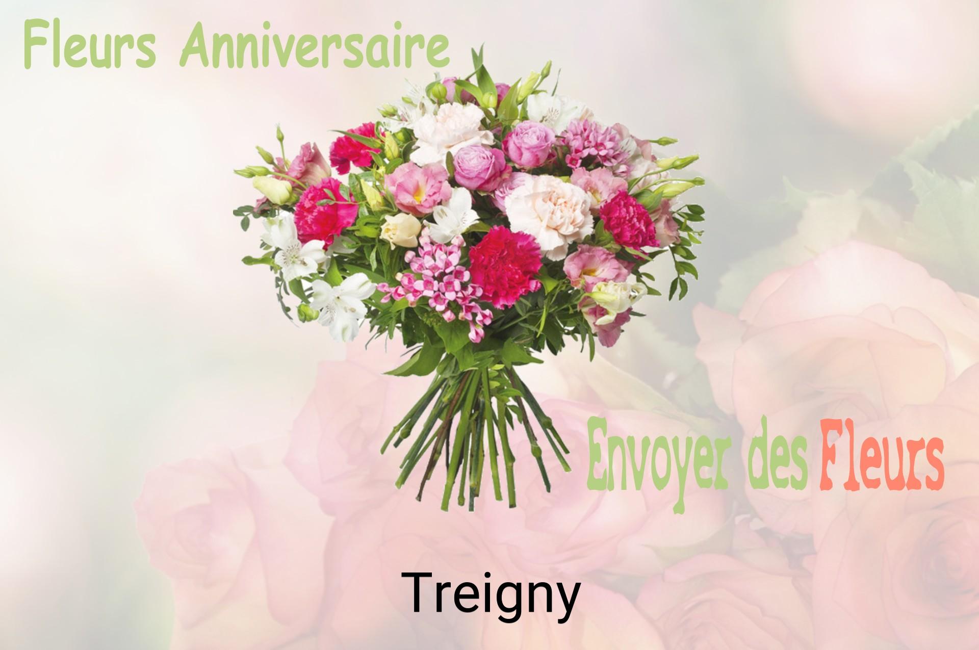 Bouquet de fleurs d’anniversaire livré à Treigny